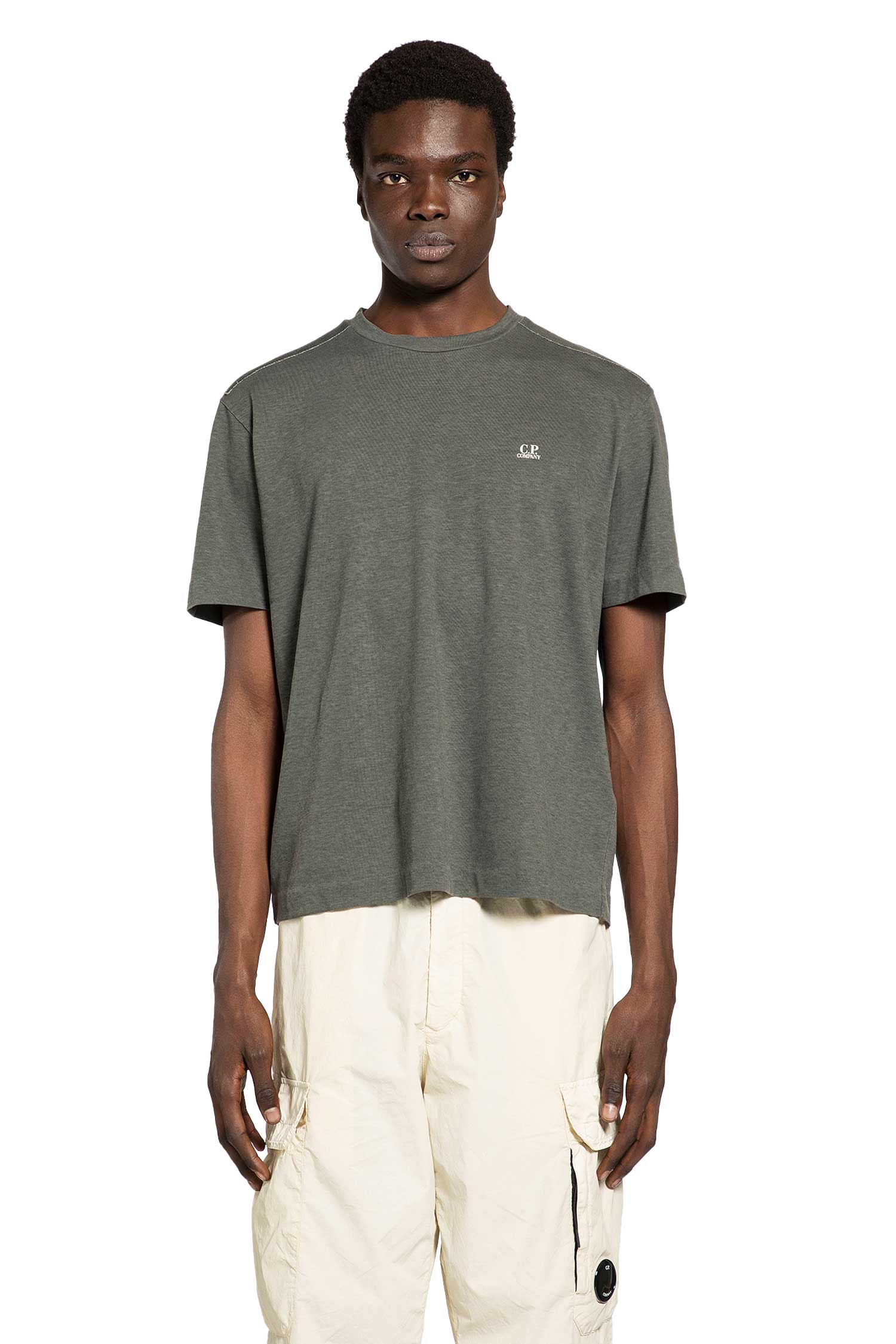 C.P. Company 20/1 Jersey Plated logo T-Shirt, view 2