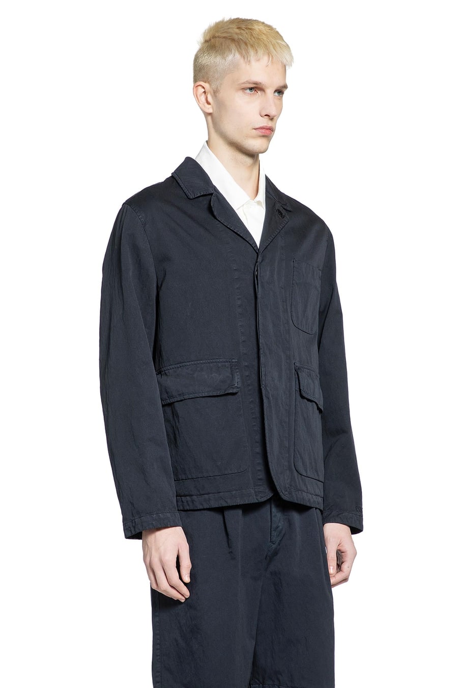 MASSIMO OSTI STUDIO Blazer in gabardine, view 3