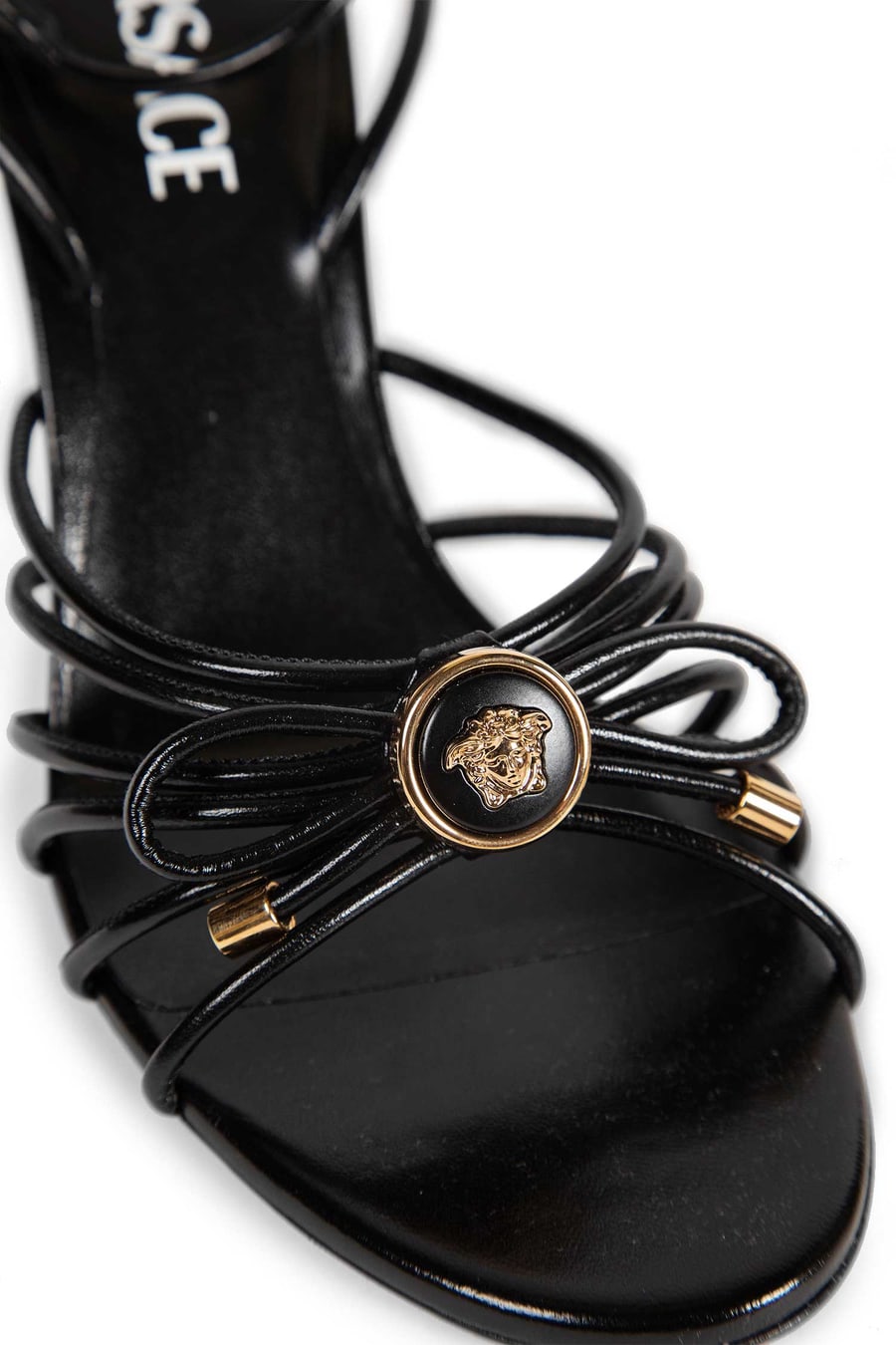 Versace Opera Bow Nappa Sandals, view 6