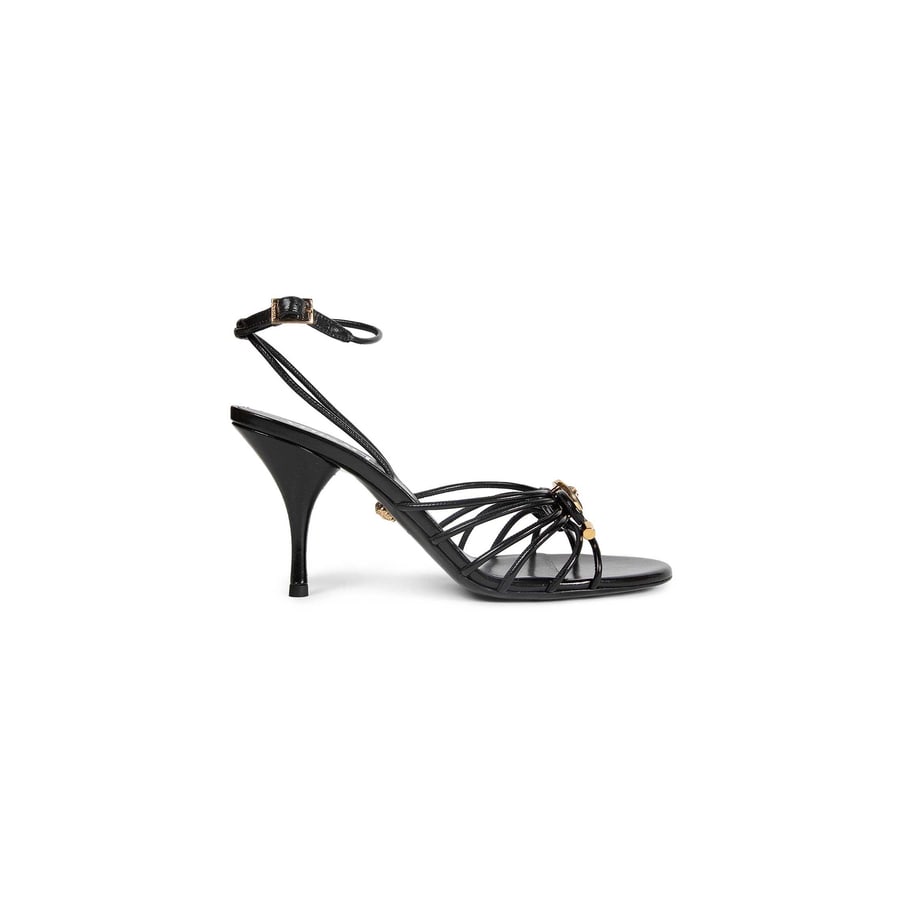 Versace Opera Bow Nappa Sandals, view 7