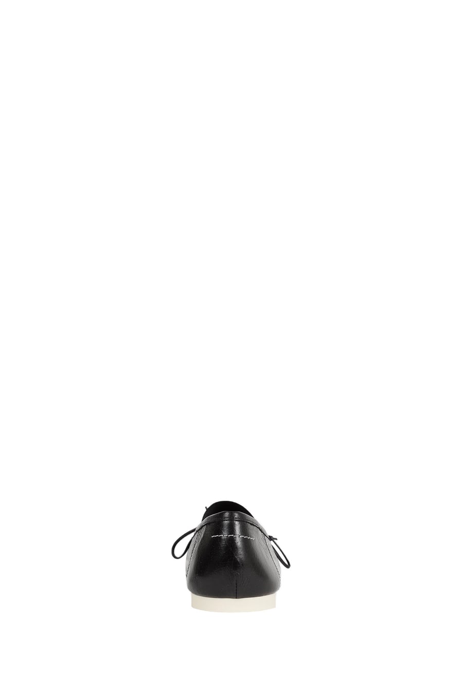 MM6 Maison Margiela Numeric Square-toe Ballerinas, view 3