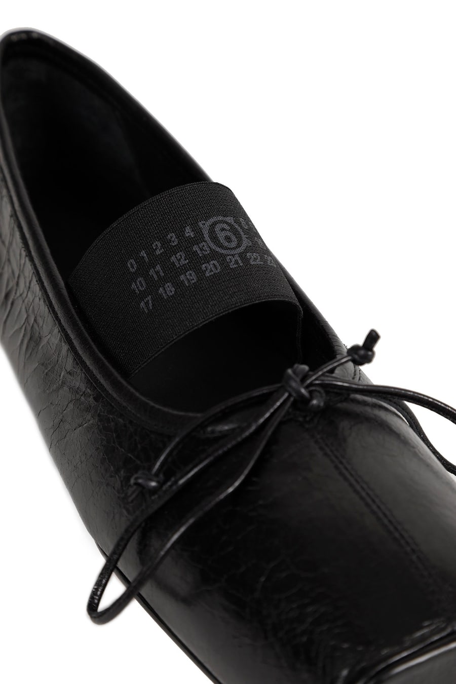 MM6 Maison Margiela Numeric Square-toe Ballerinas, view 6