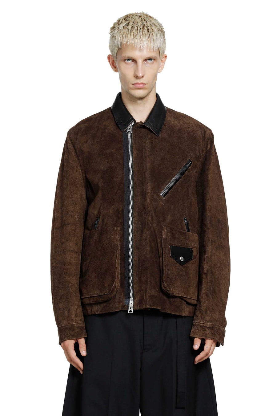 SACAI Suede Blouson, view 2