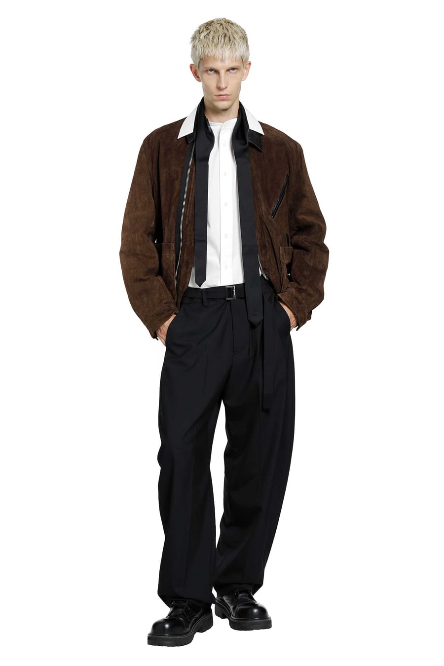 SACAI Suede Blouson, view 7