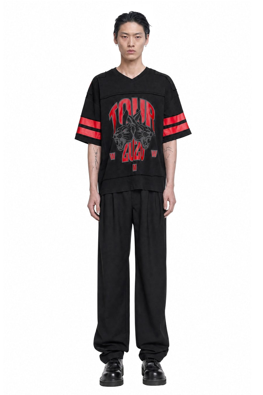 WHOMADEWHO WhoMadeWho x Antonioli Tour College Tee, view 6