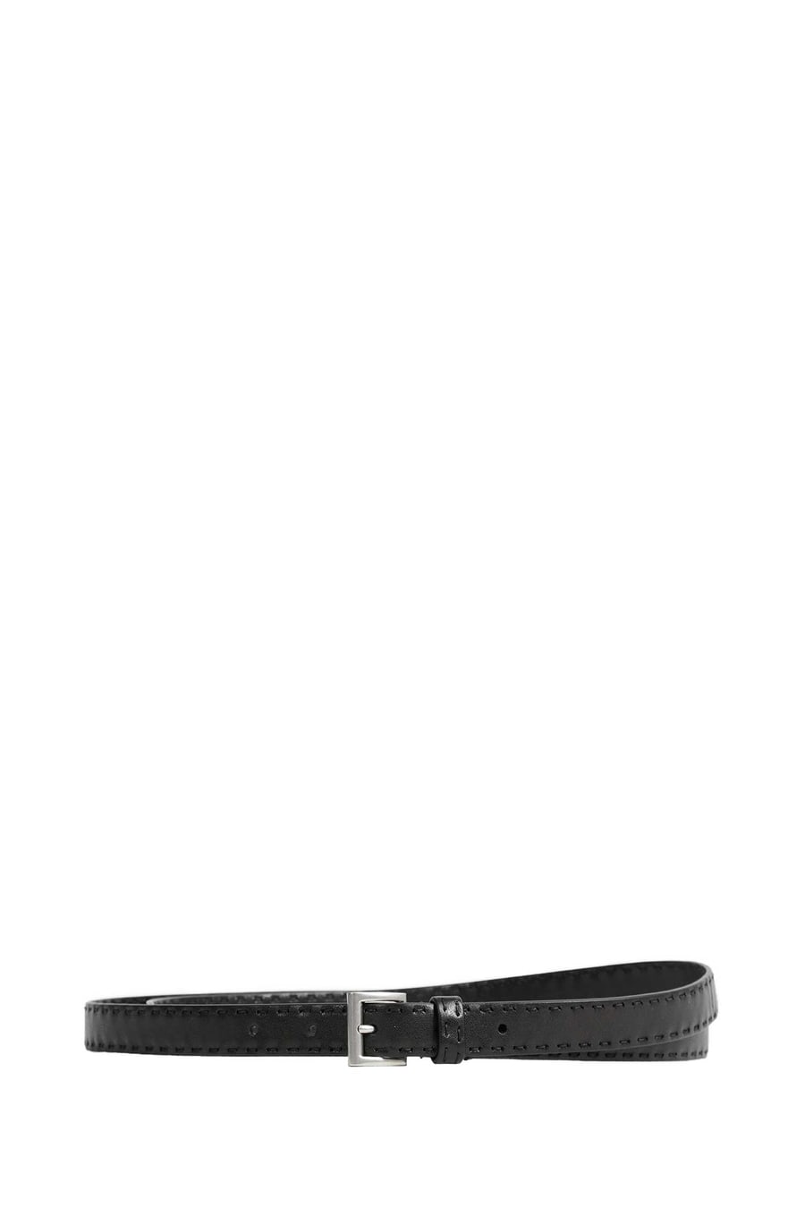 Prada Antiqued Leather Belt