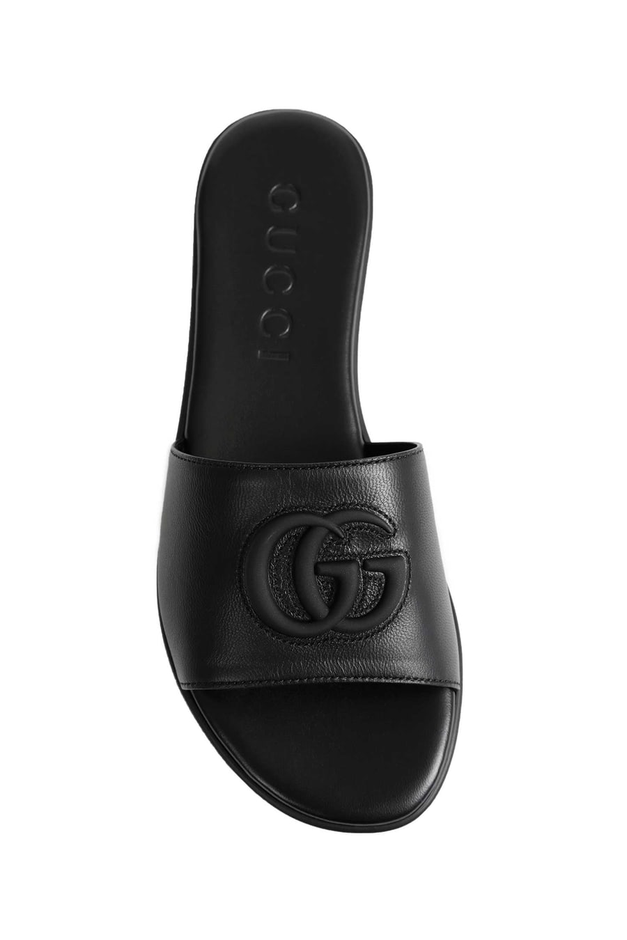 Gucci Double G Leather sandals, view 5