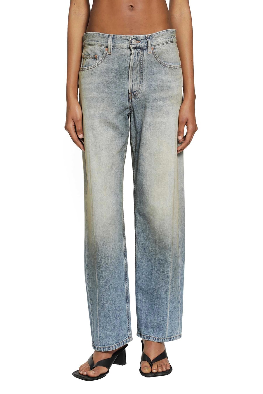 MM6 Maison Margiela Straight Leg Jeans, view 2