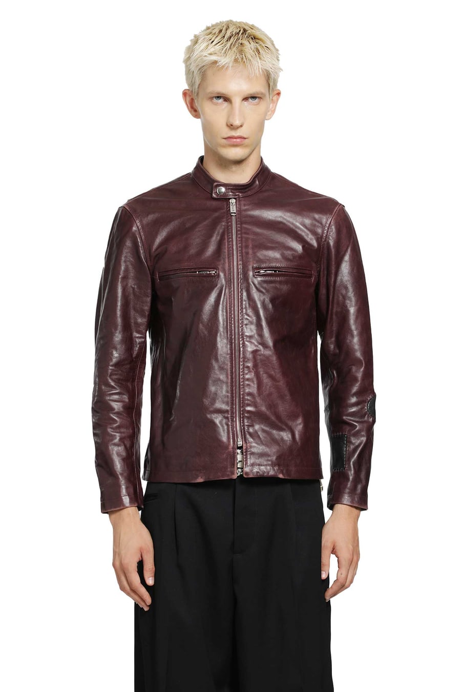 ENFANTS RICHES DÉPRIMÉS Side B Leather Jacket