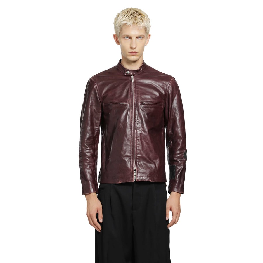 ENFANTS RICHES DÉPRIMÉS Side B Leather Jacket, view 6