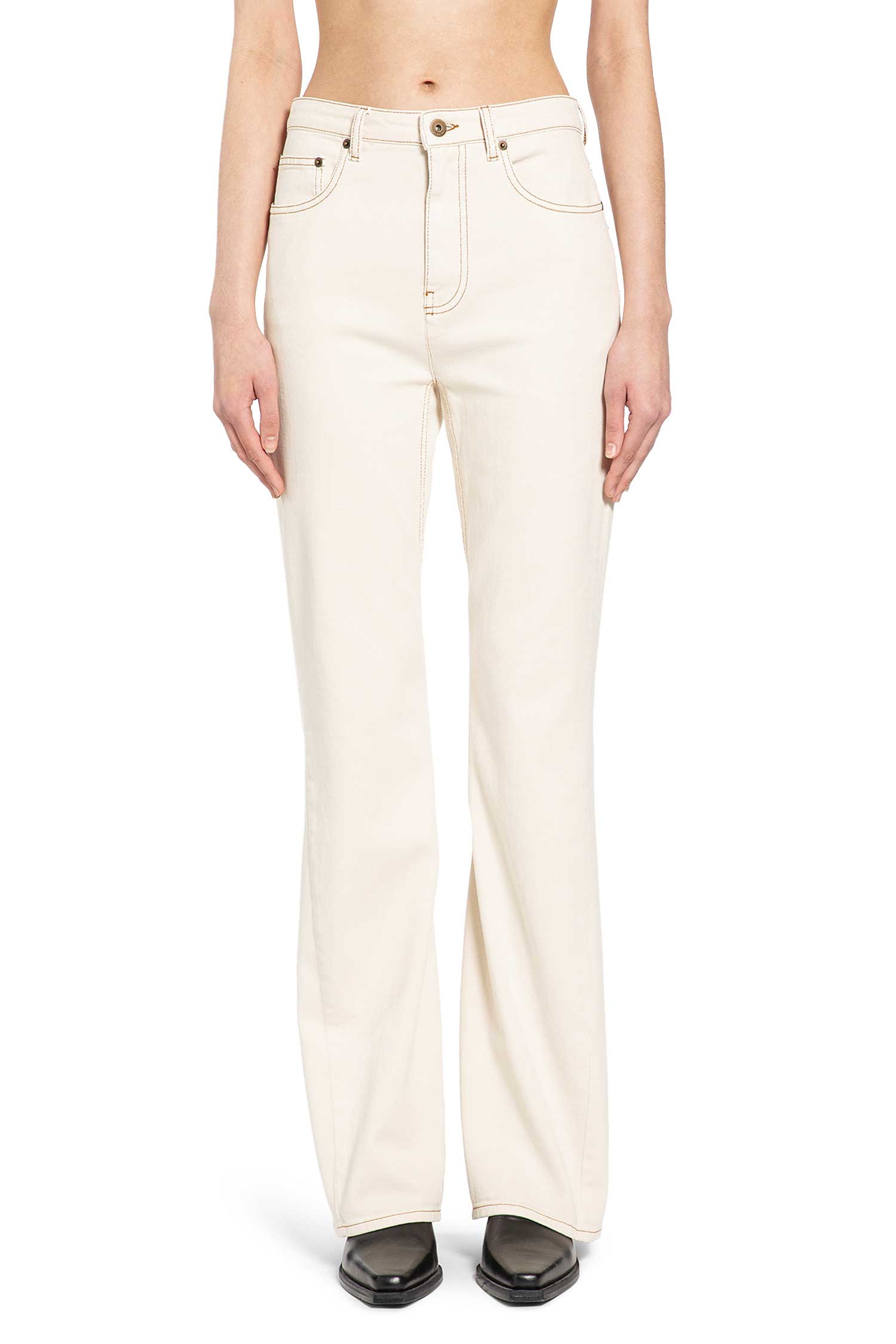 Burberry High-Rise Bootcut Jeans, view 2