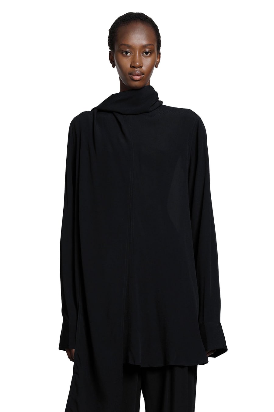 Toteme Draped Scarf Blouse