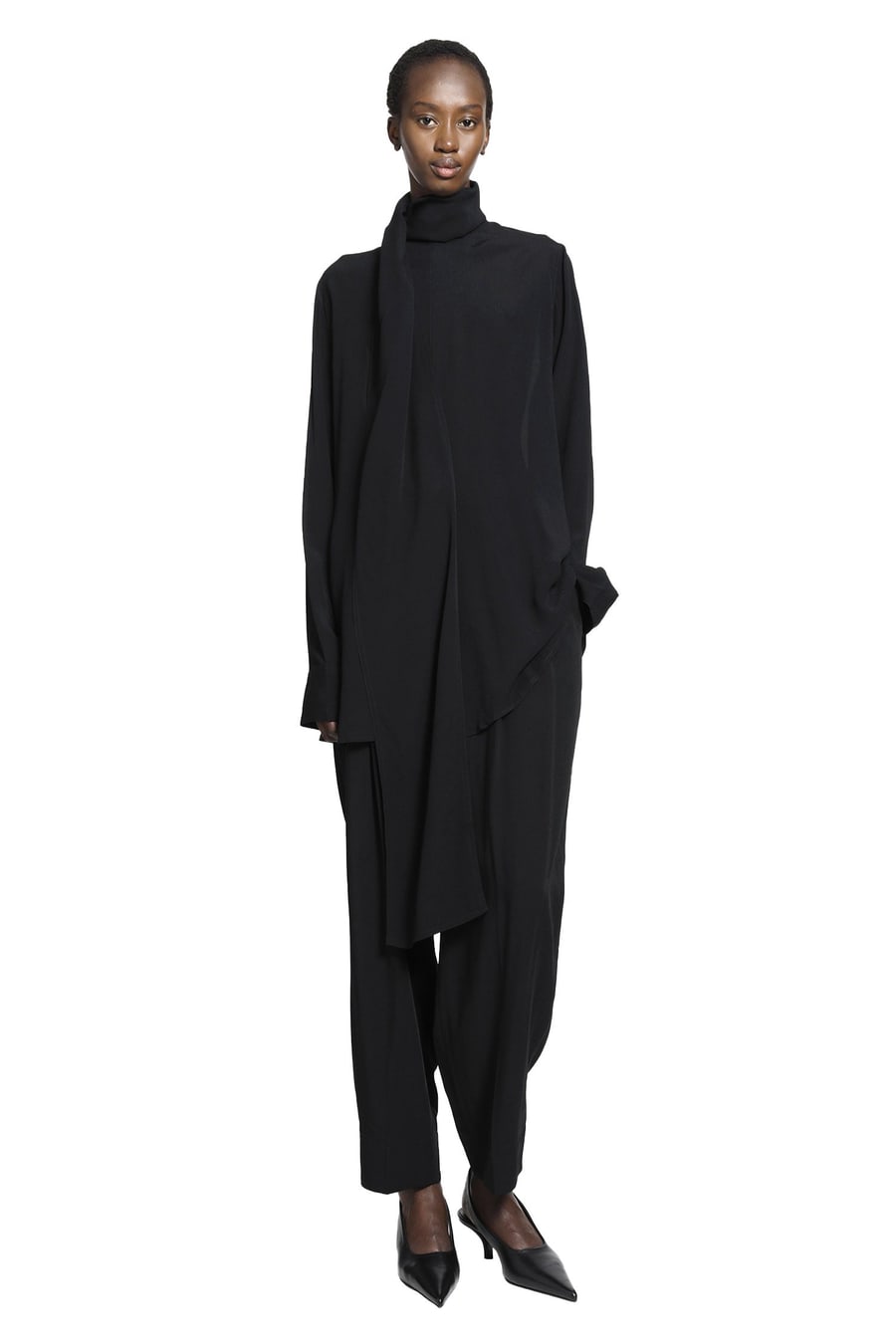 Toteme Draped Scarf Blouse, view 5