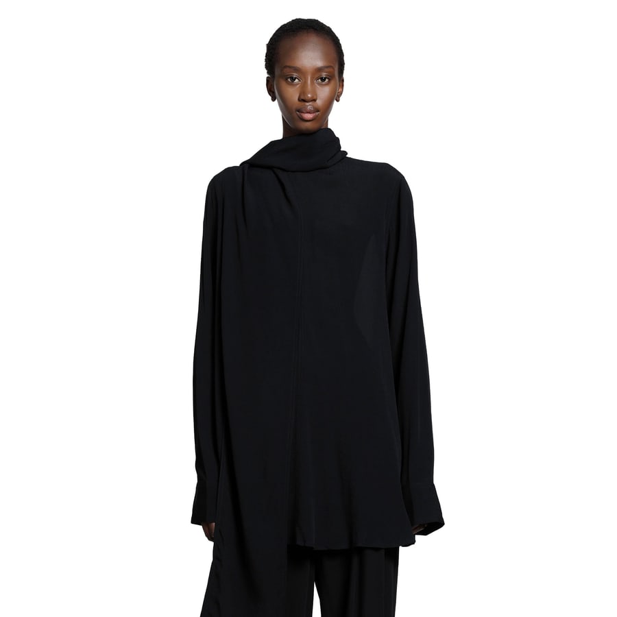 Toteme Draped Scarf Blouse, view 6