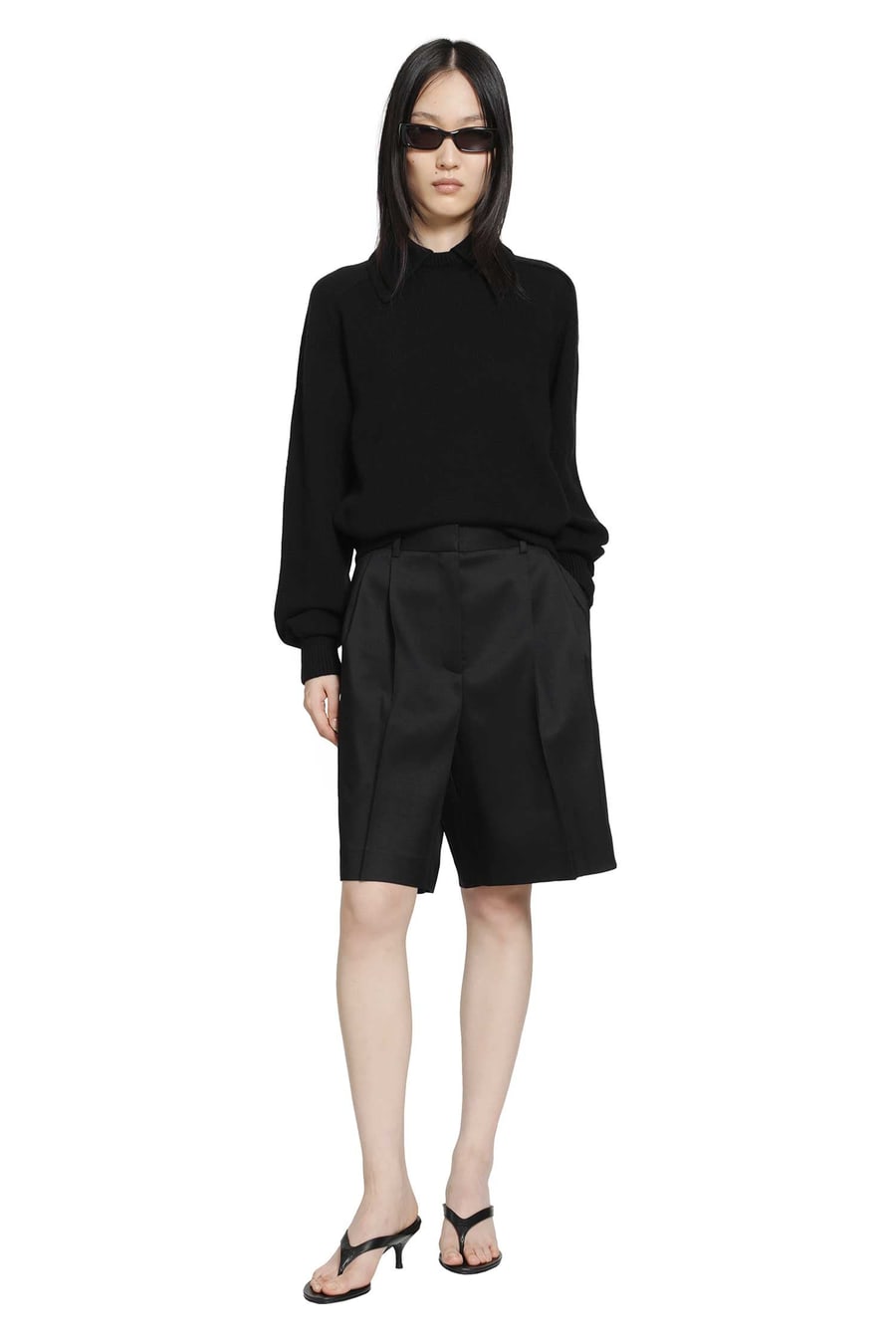 KHAITE Auggie Shorts, view 5