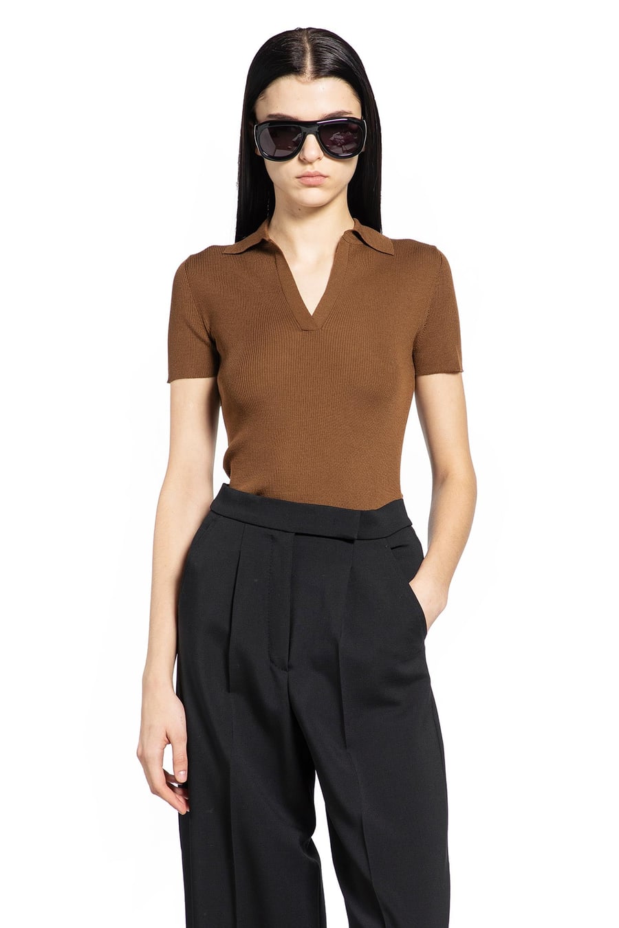 Max Mara Rib-Knit Wool Sweater