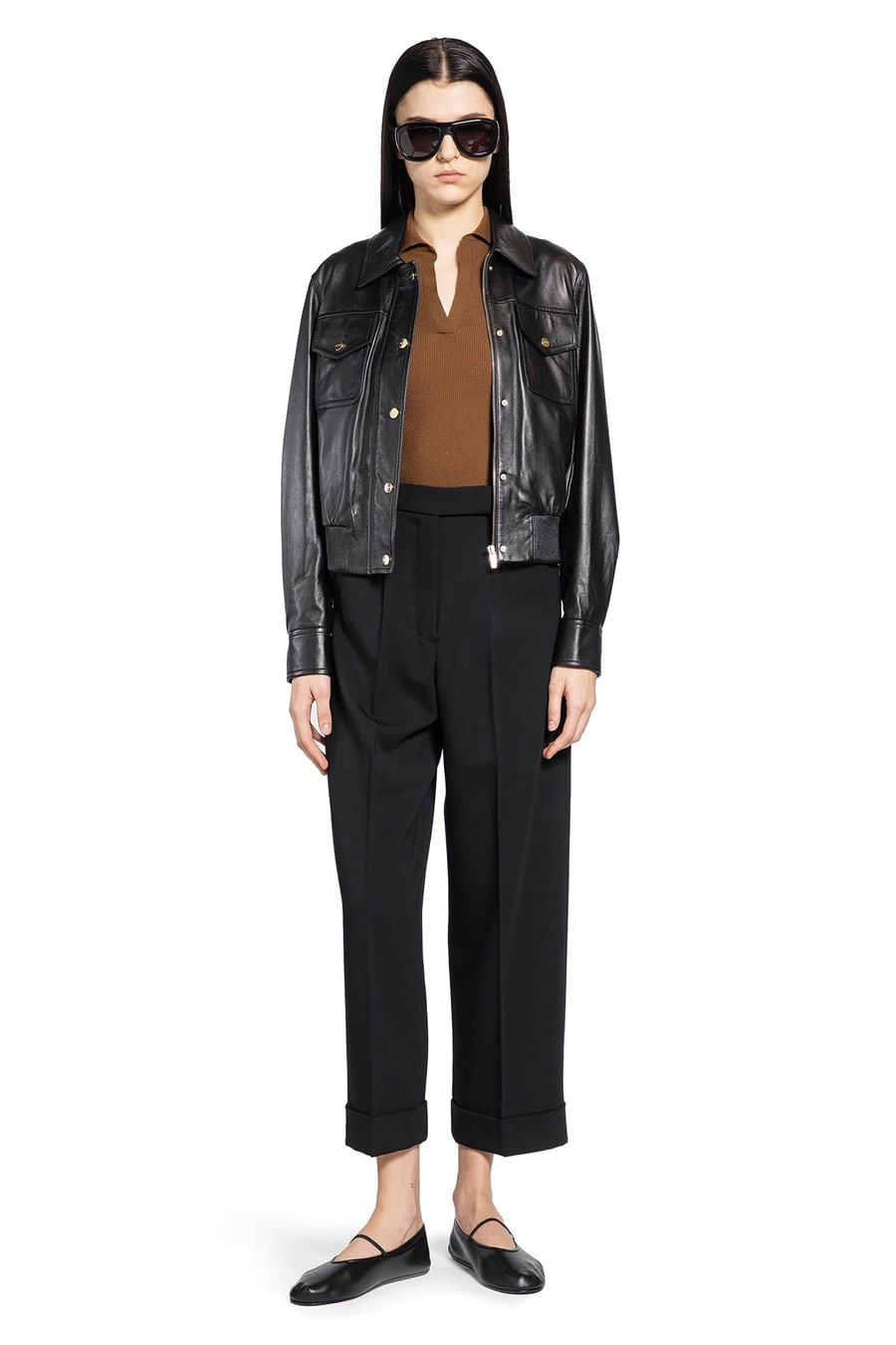 Max Mara Rib-Knit Wool Sweater, view 6