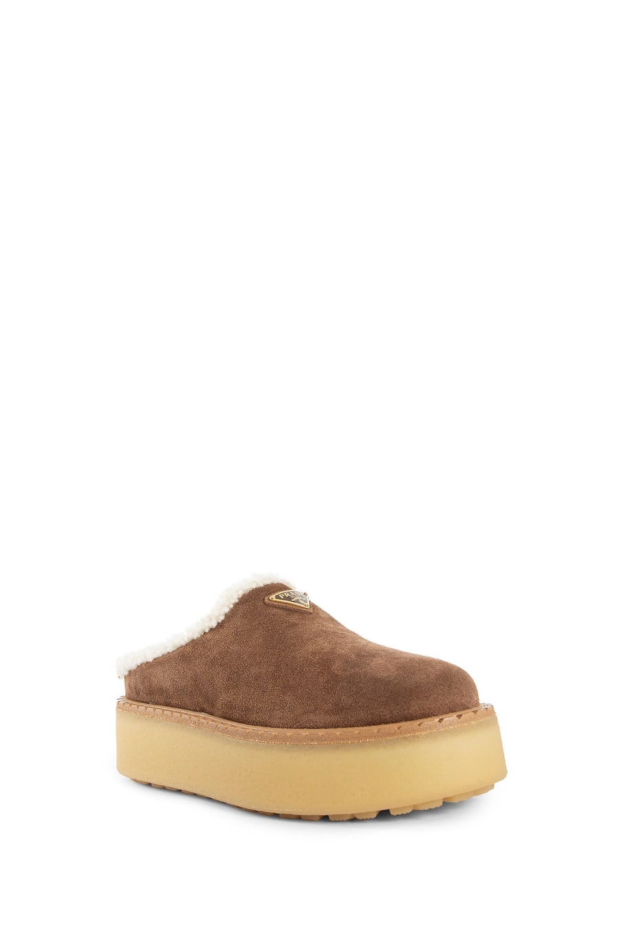 Prada Evolve Slippers in Suede, view 2