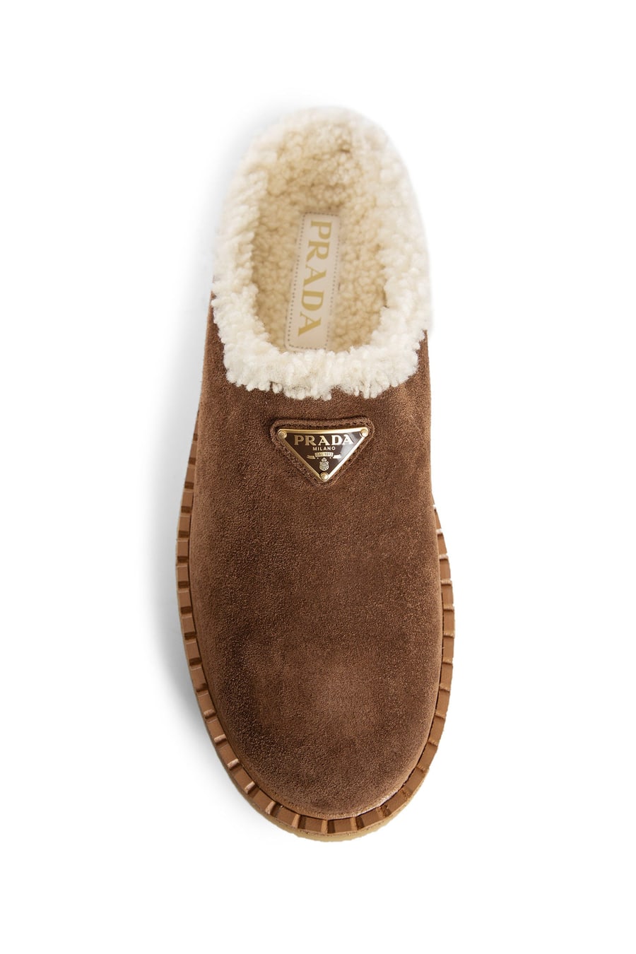 Prada Evolve Slippers in Suede, view 5