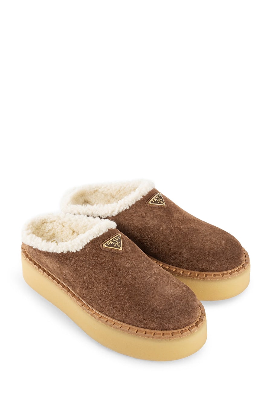 Prada Evolve Slippers in Suede, view 6