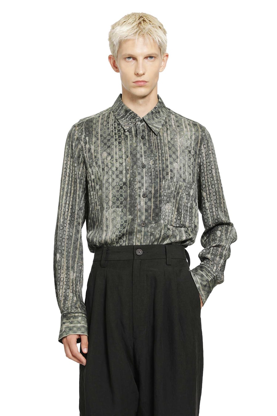 ZIGGY CHEN Claassic Digital Print Shirt