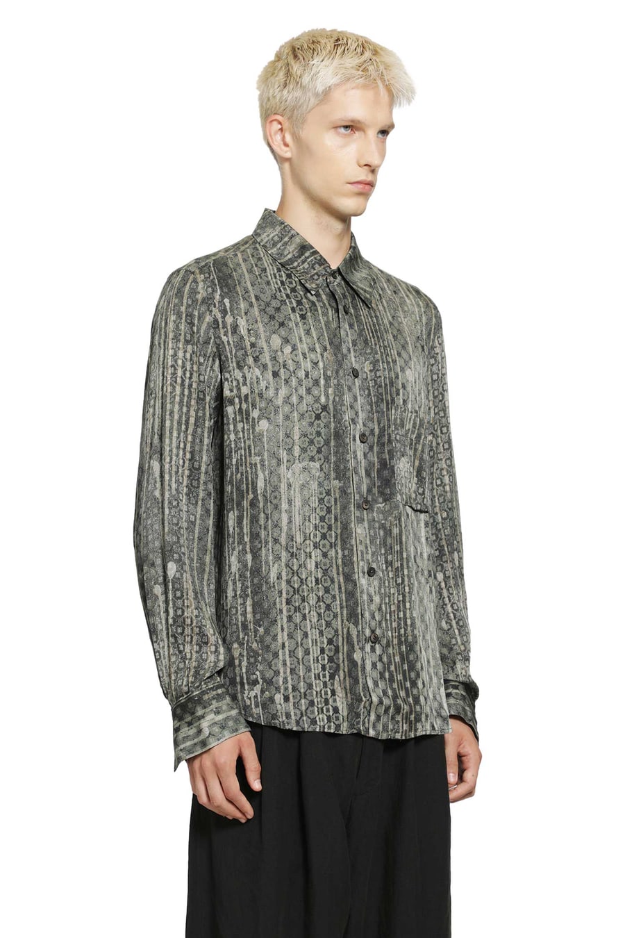 ZIGGY CHEN Claassic Digital Print Shirt, view 3