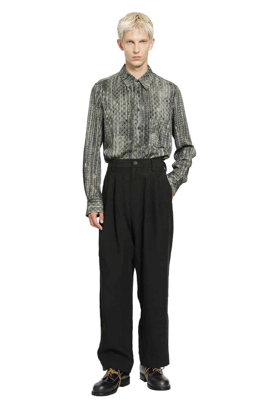 ZIGGY CHEN Claassic Digital Print Shirt, view 5