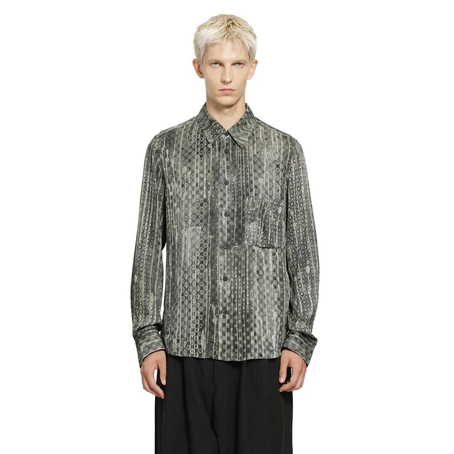ZIGGY CHEN Claassic Digital Print Shirt, view 6
