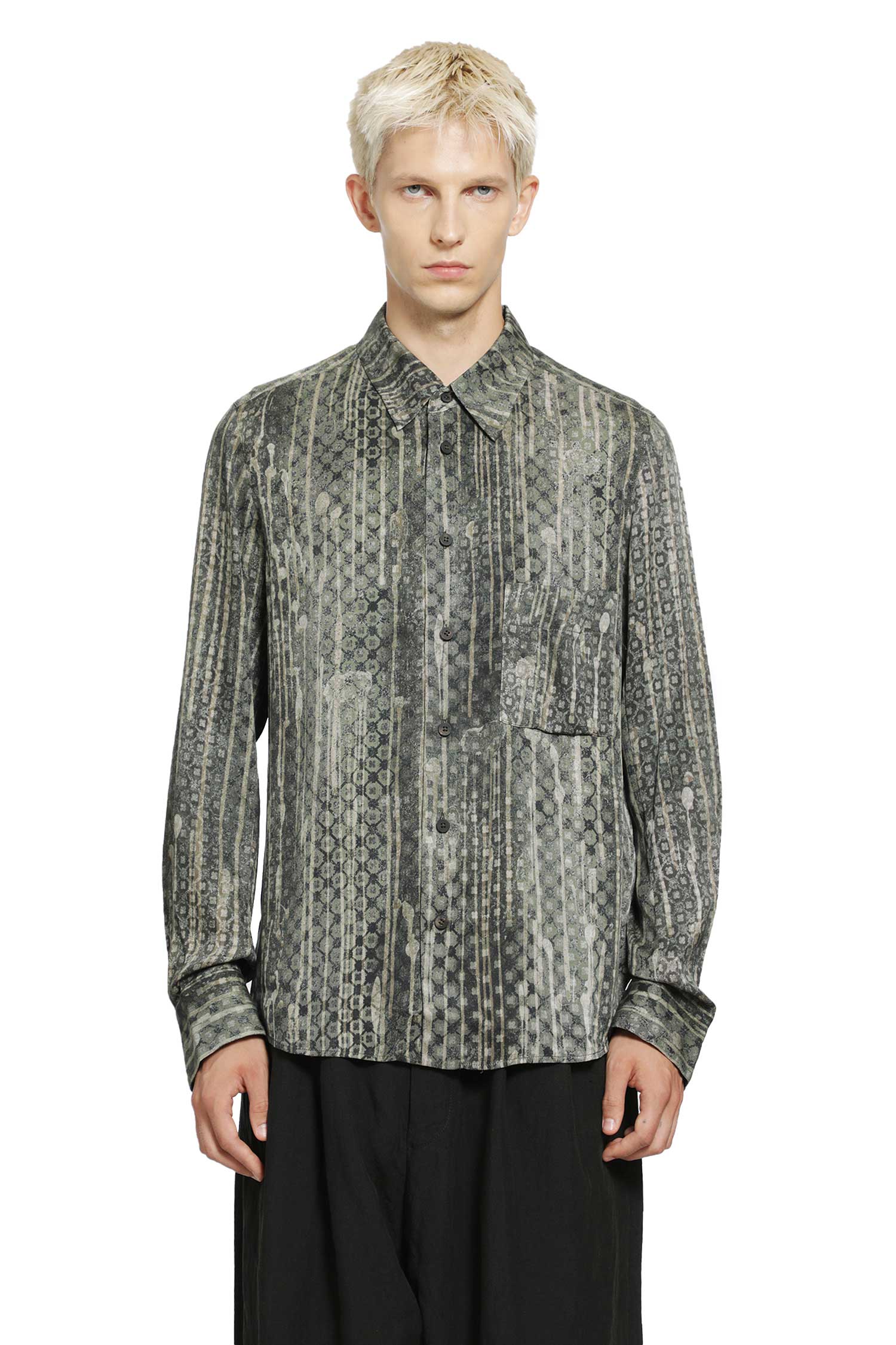 ZIGGY CHEN Claassic Digital Print Shirt, view 2