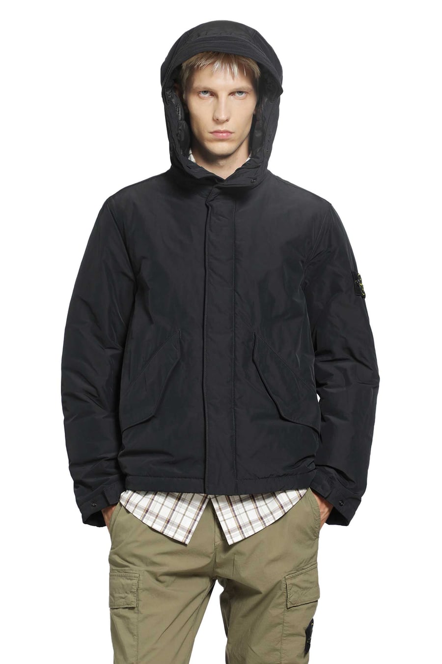 Stone Island 4100010 Micro Twill Hooded Jacket
