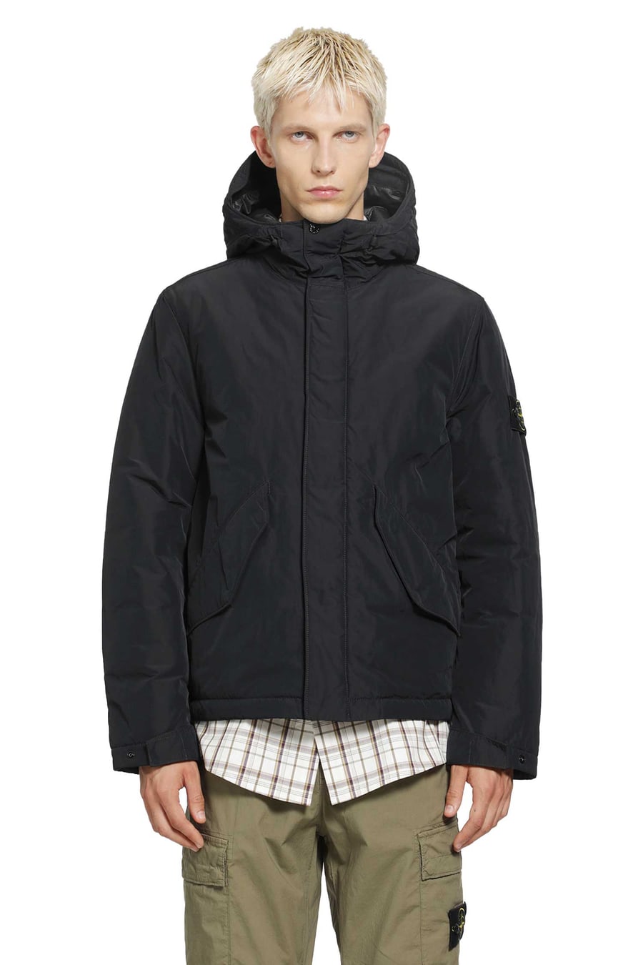 Stone Island 4100010 Micro Twill Hooded Jacket, view 2
