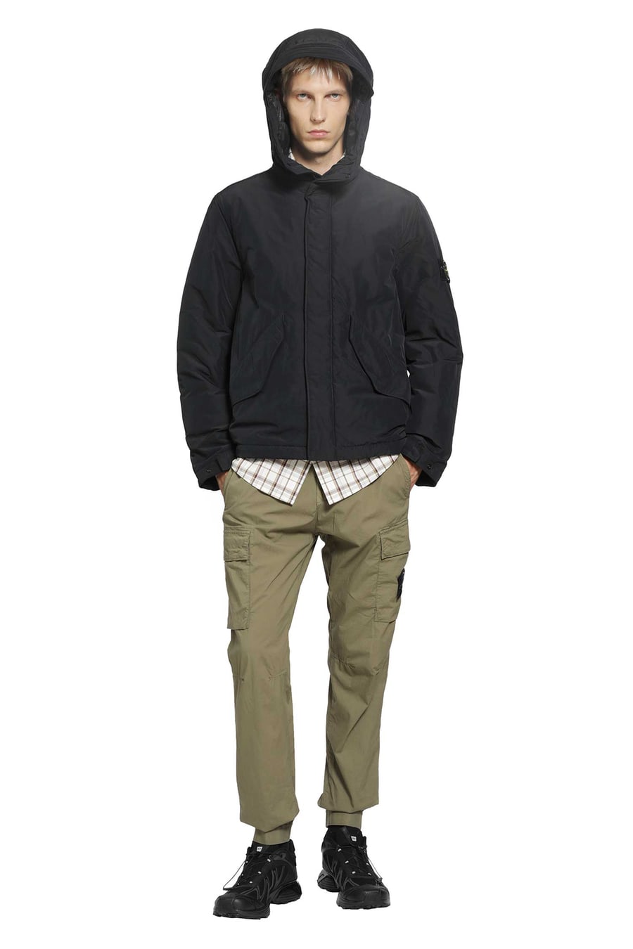 Stone Island 4100010 Micro Twill Hooded Jacket, view 6