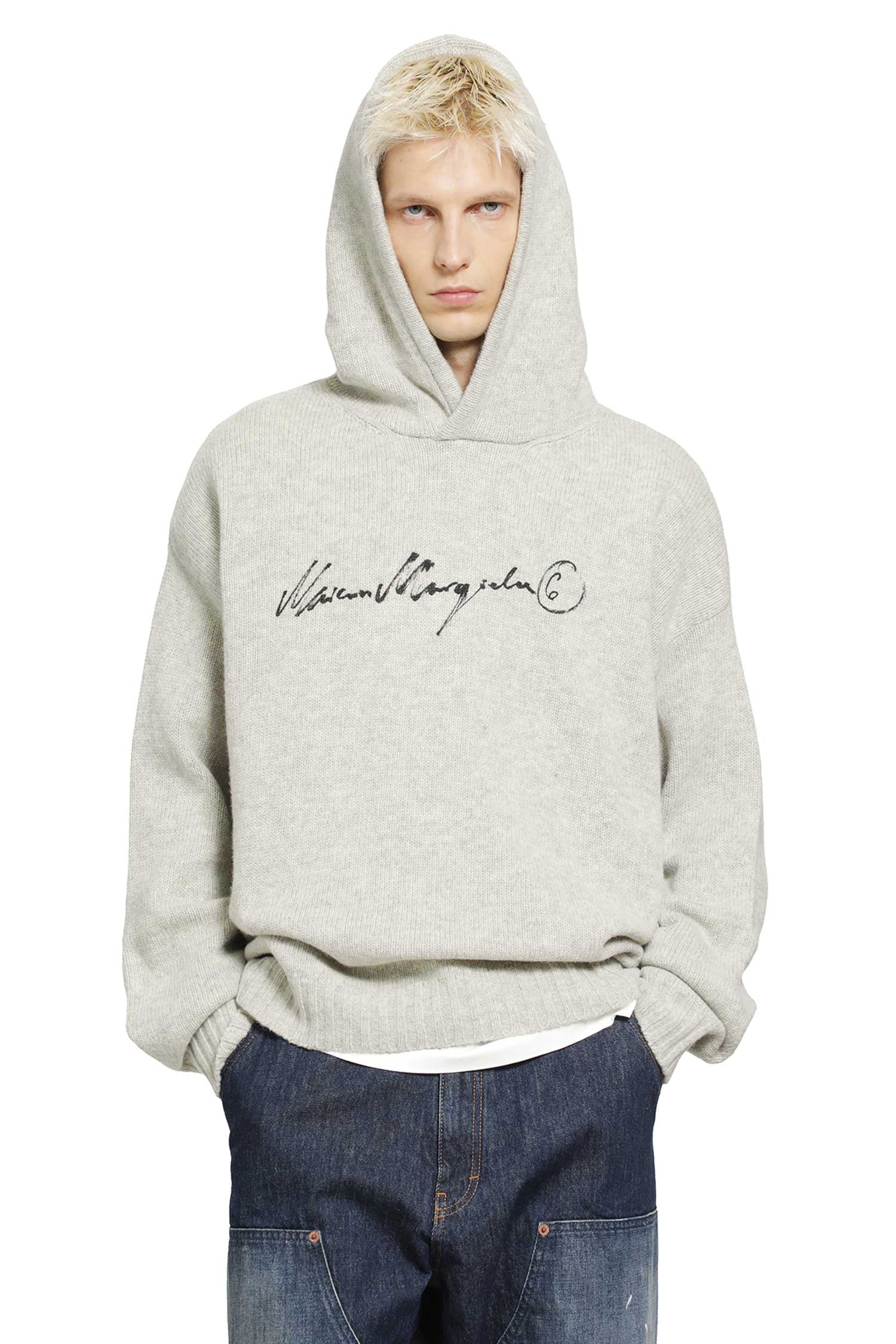 MM6 Maison Margiela Hooded Knit Sweater