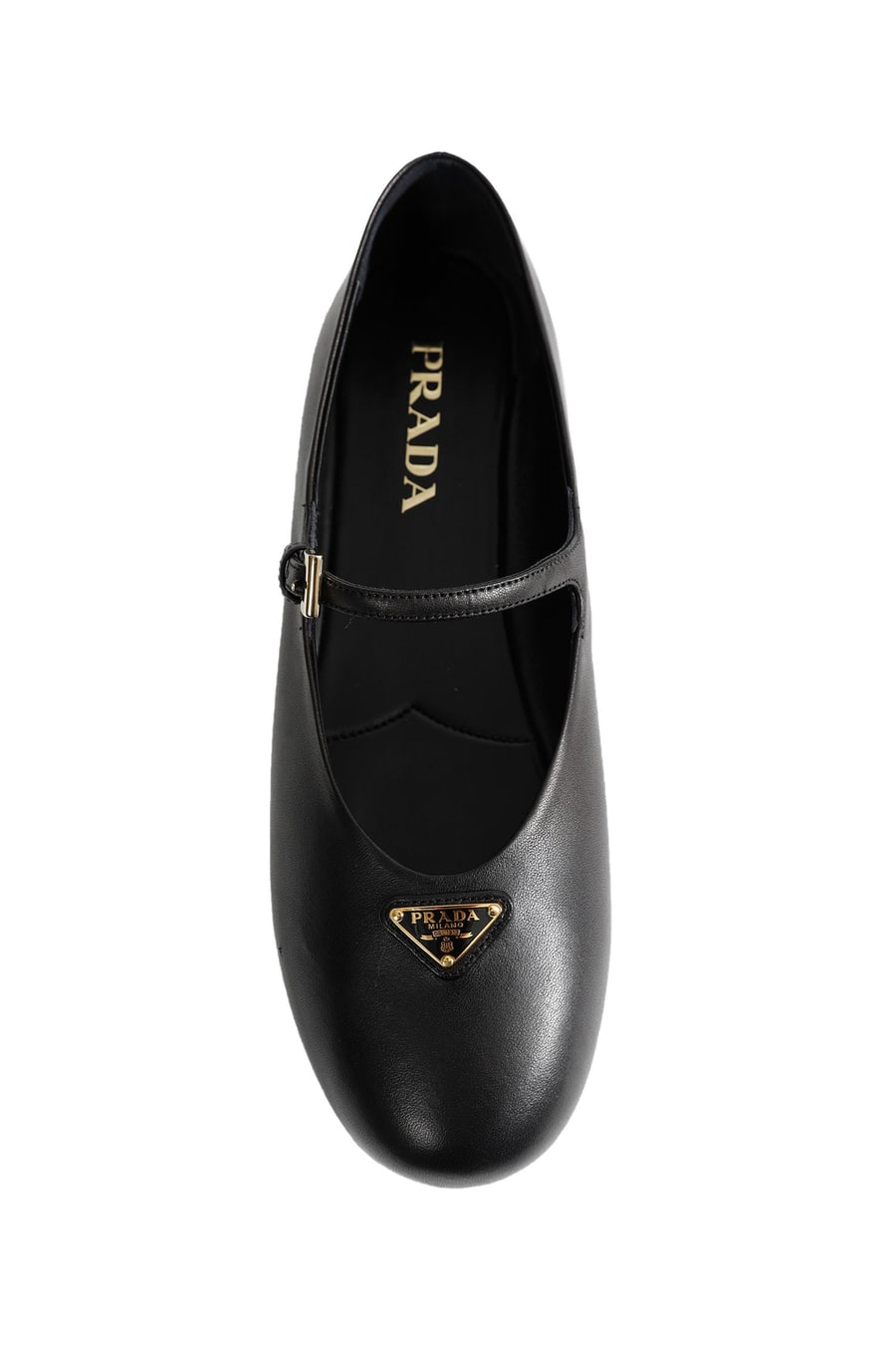Prada Nappa Leather Ballerinas, view 5