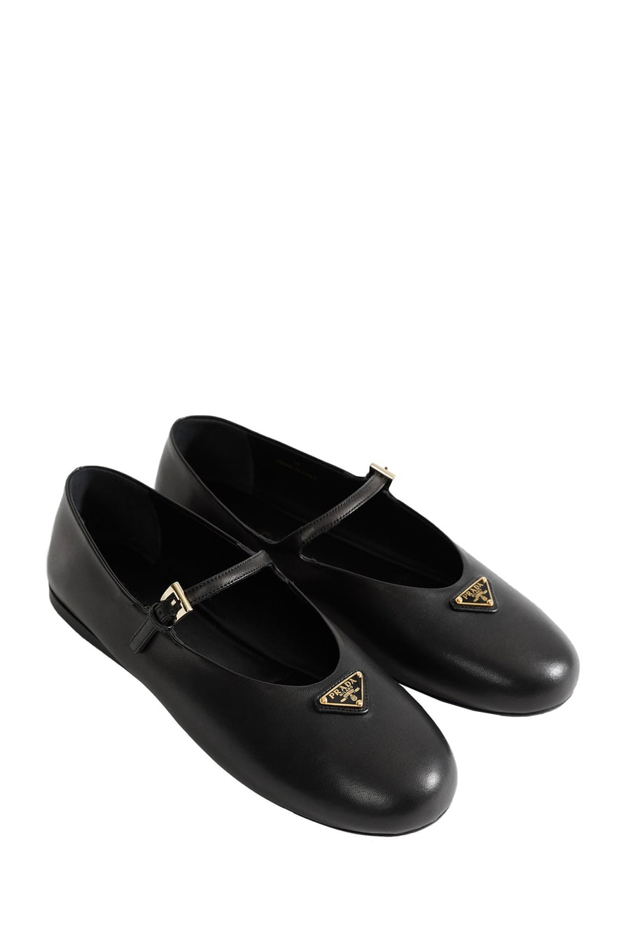 Prada Nappa Leather Ballerinas, view 6