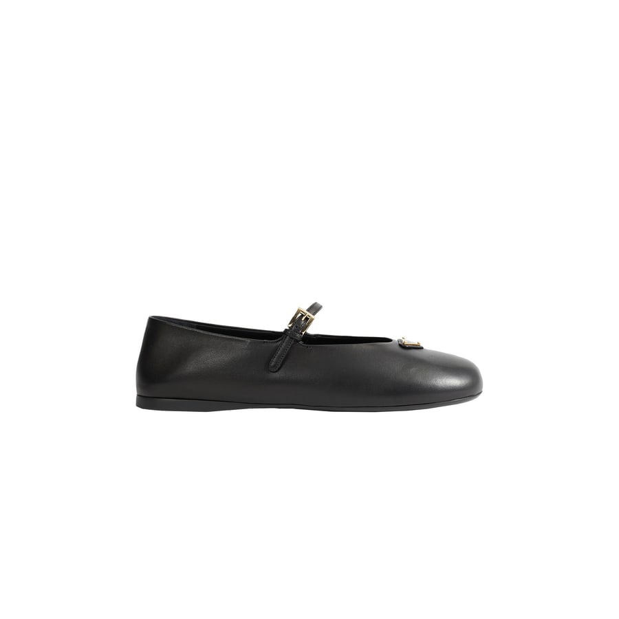 Prada Nappa Leather Ballerinas, view 7