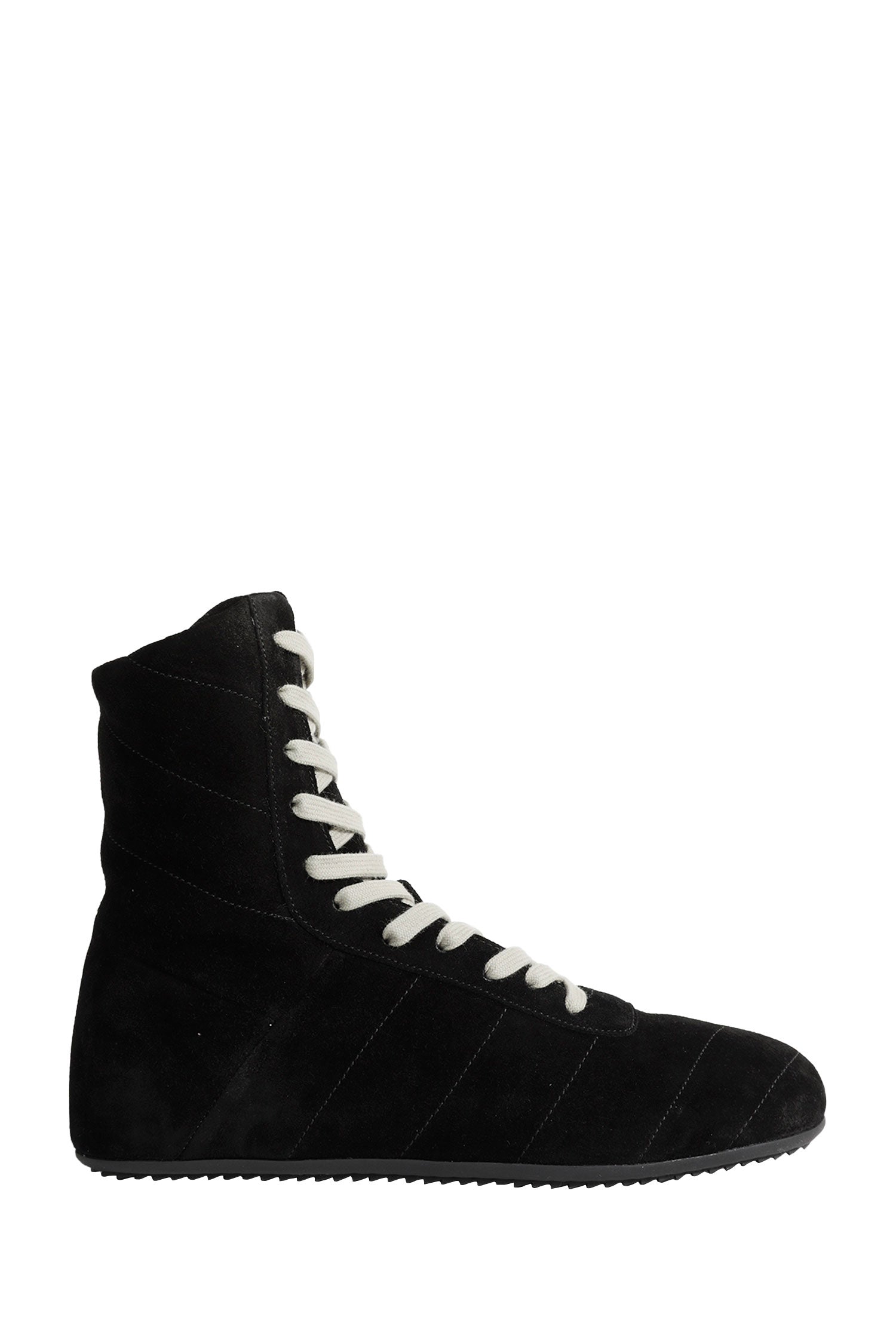 Rick Owens Tower Quilted Minimal High Sneaks