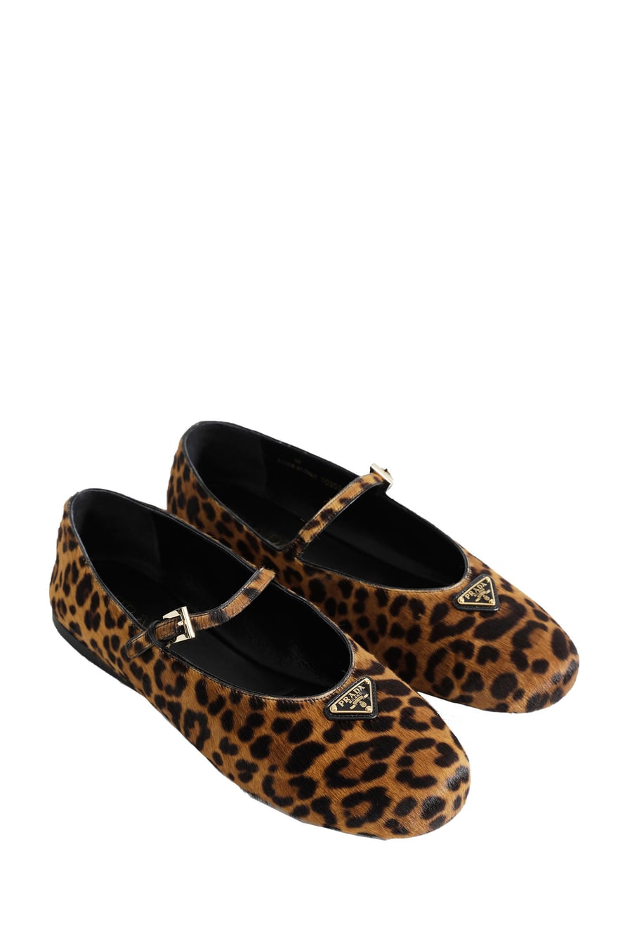 Prada Leopard Print Ballerinas, view 6