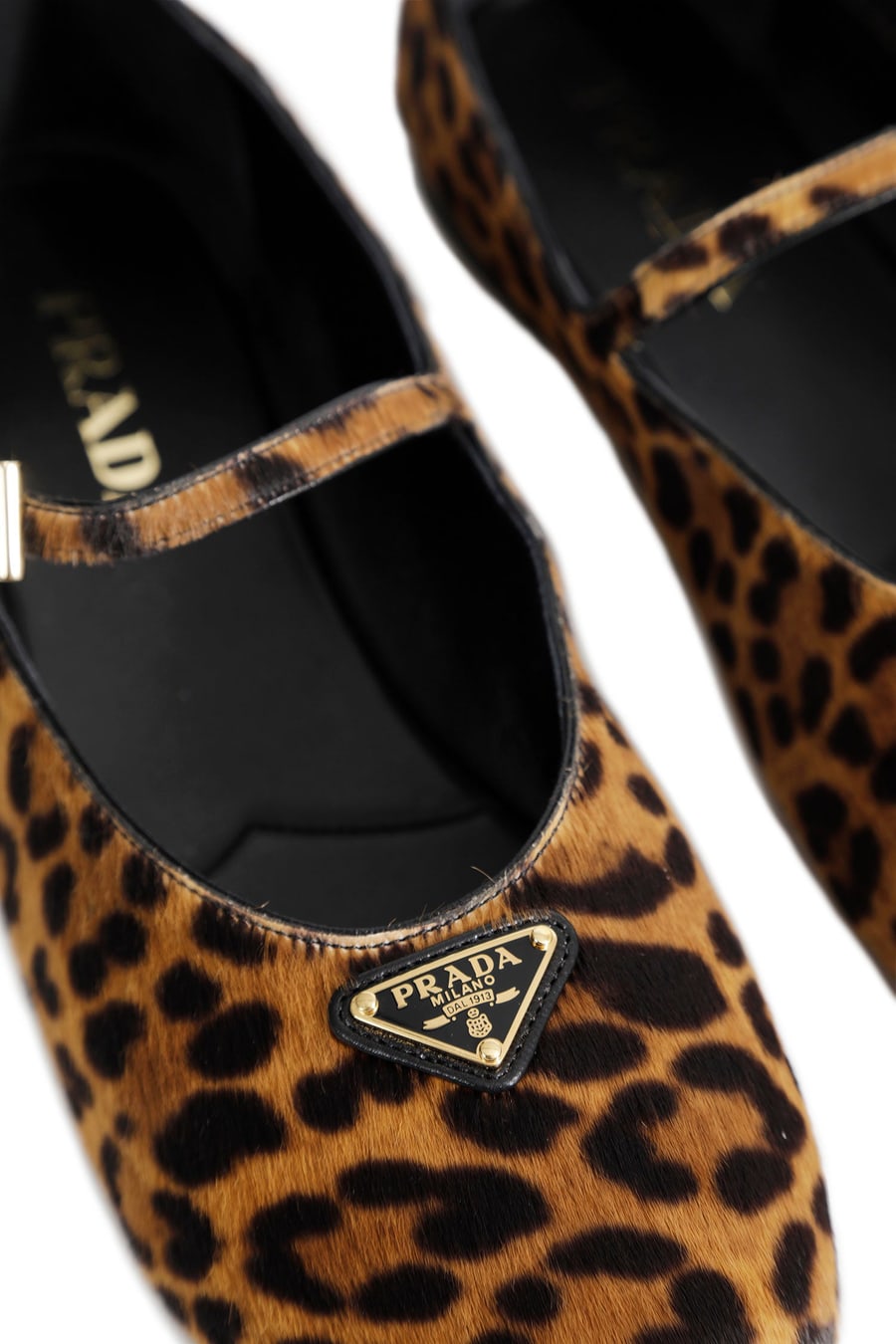 Prada Leopard Print Ballerinas, view 7