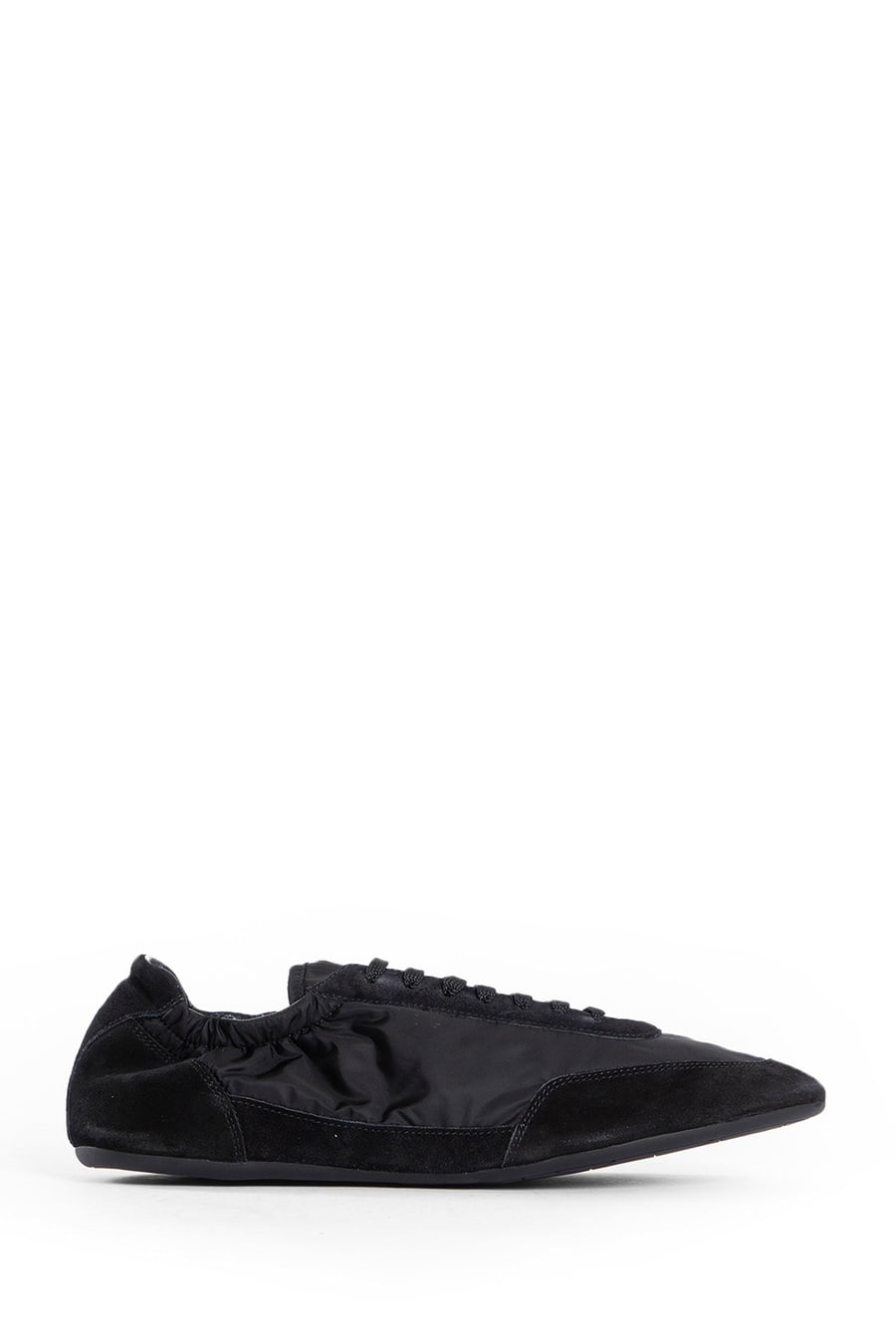 Prada Collapse Re-Nylon and Suede Sneakers