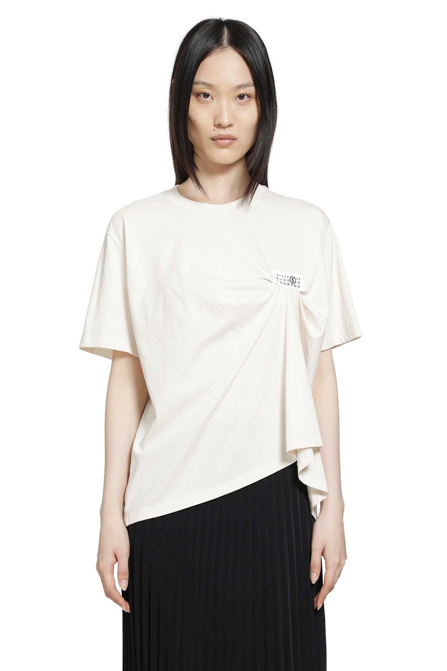 MM6 Maison Margiela Draped Numeric T-Shirt