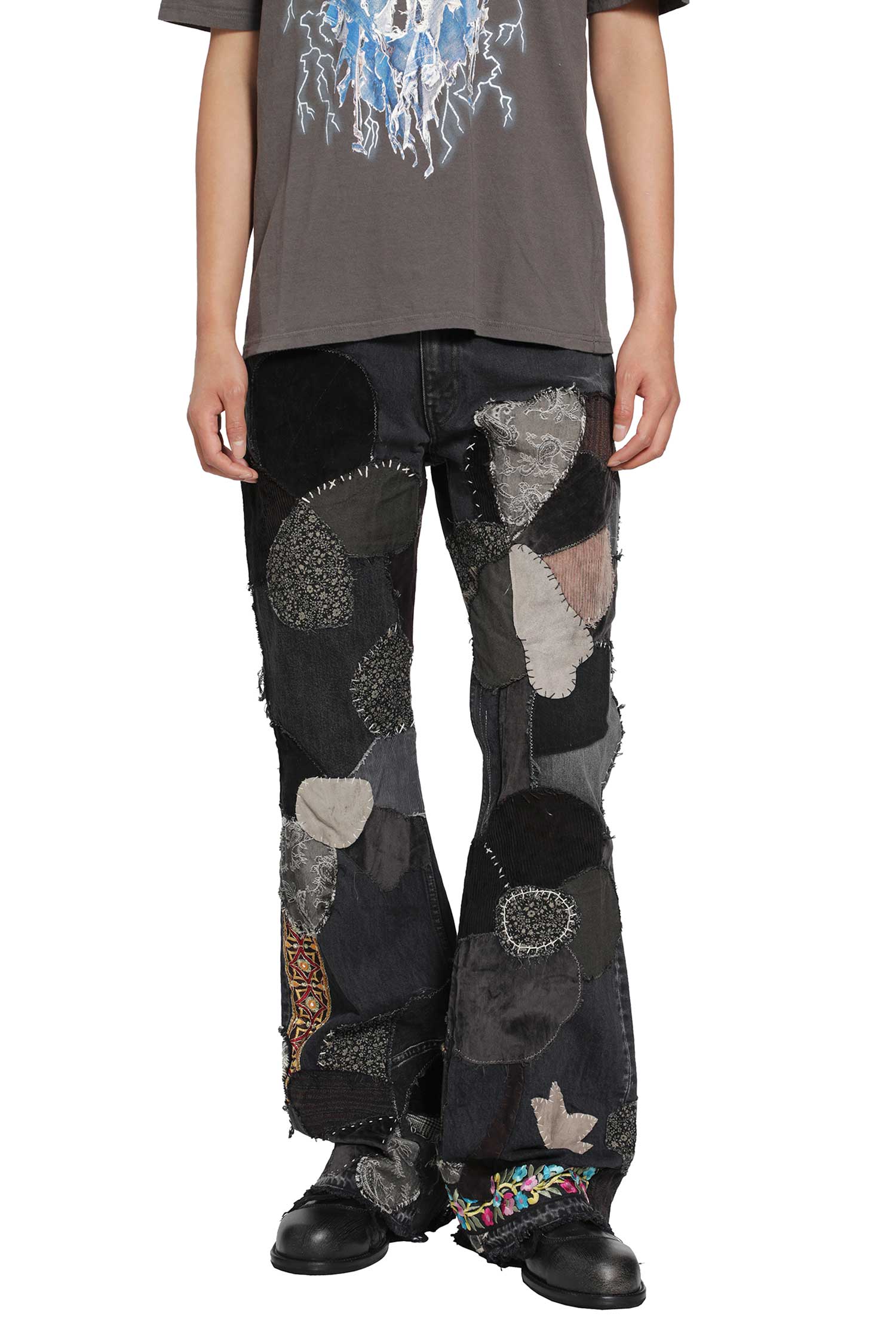 KAPITAL 14oz x Denim 5P RAT Flare Pants