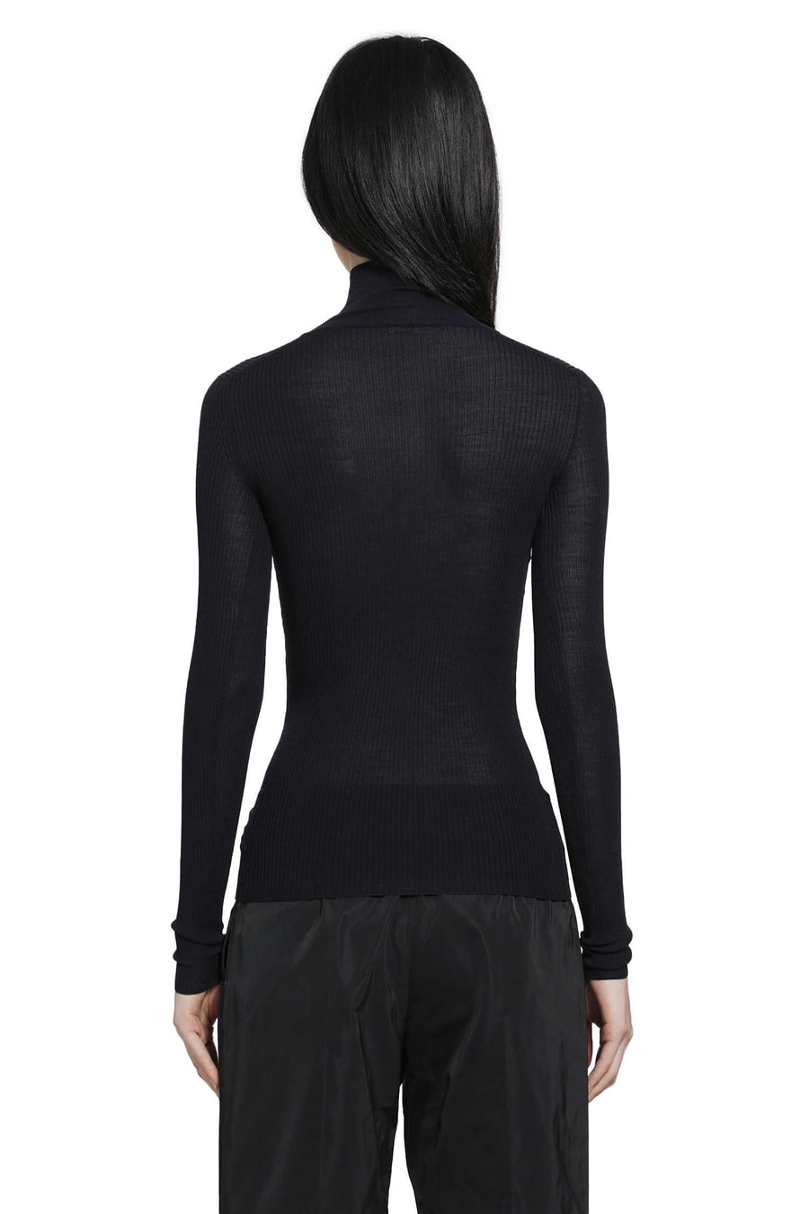 Jil Sander Lightweight Wool High-Neck Sweater, view 4