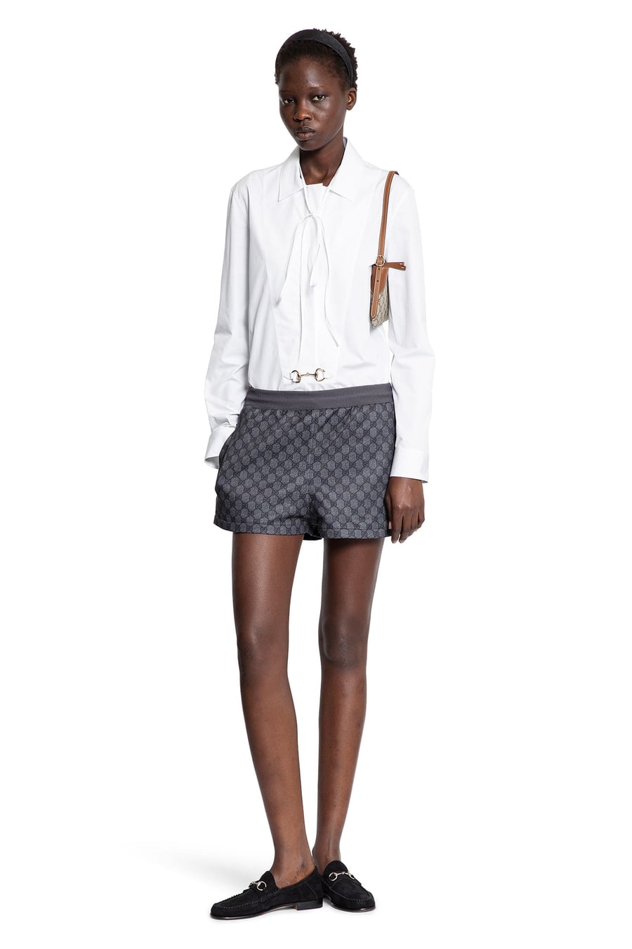 Gucci GG Technical Jersey Shorts, view 5