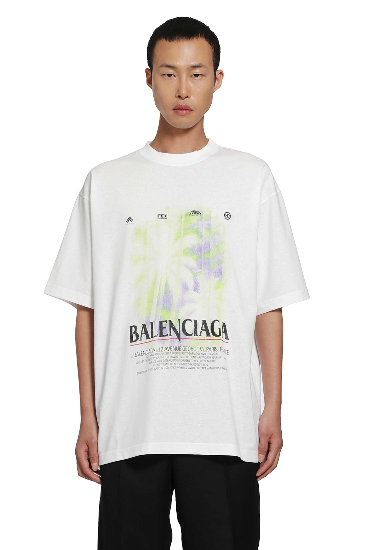 Balenciaga The Window Medium Fit T-Shirt, view 2