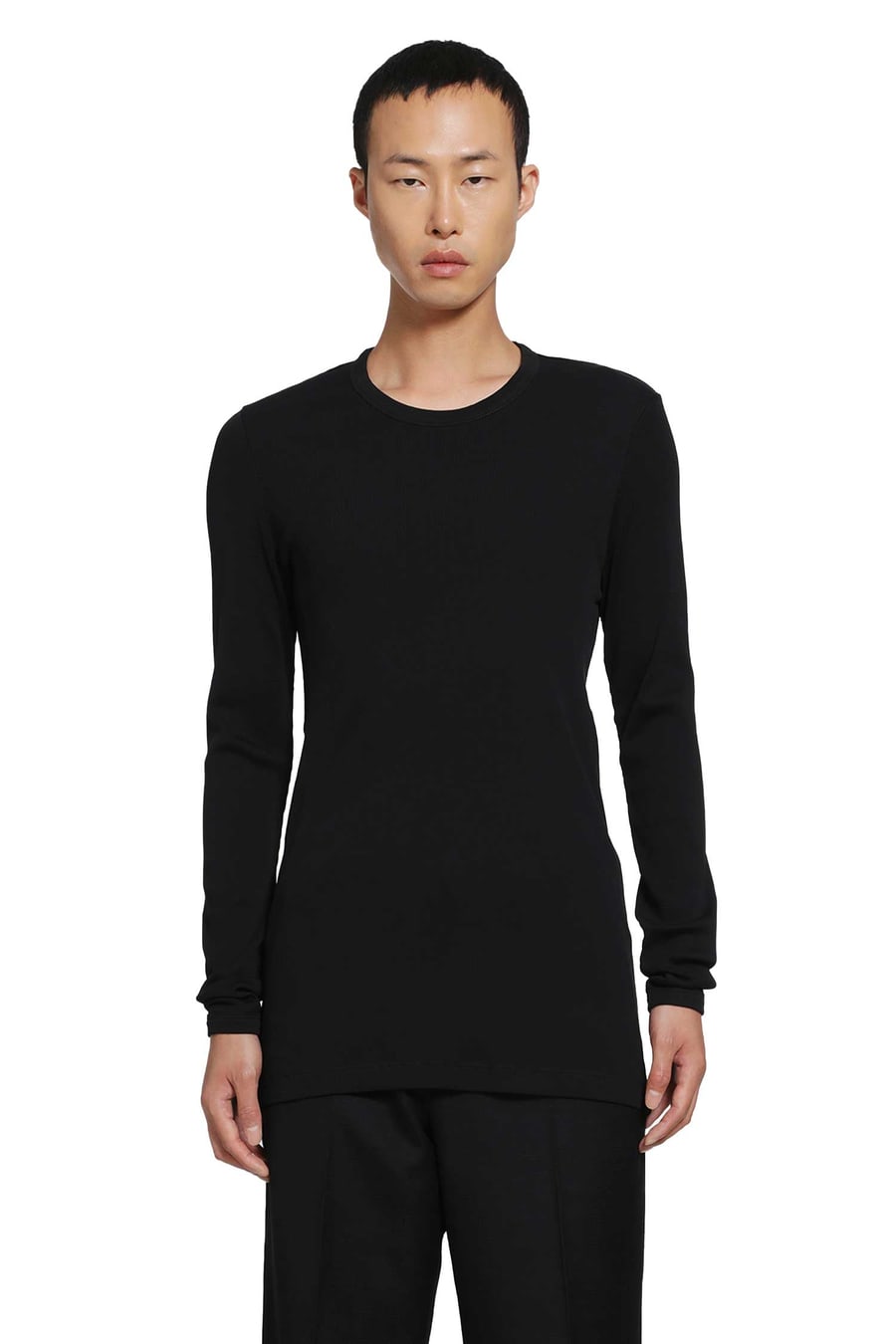 Lemaire Long Sleeve Ribbed Tee, view 2