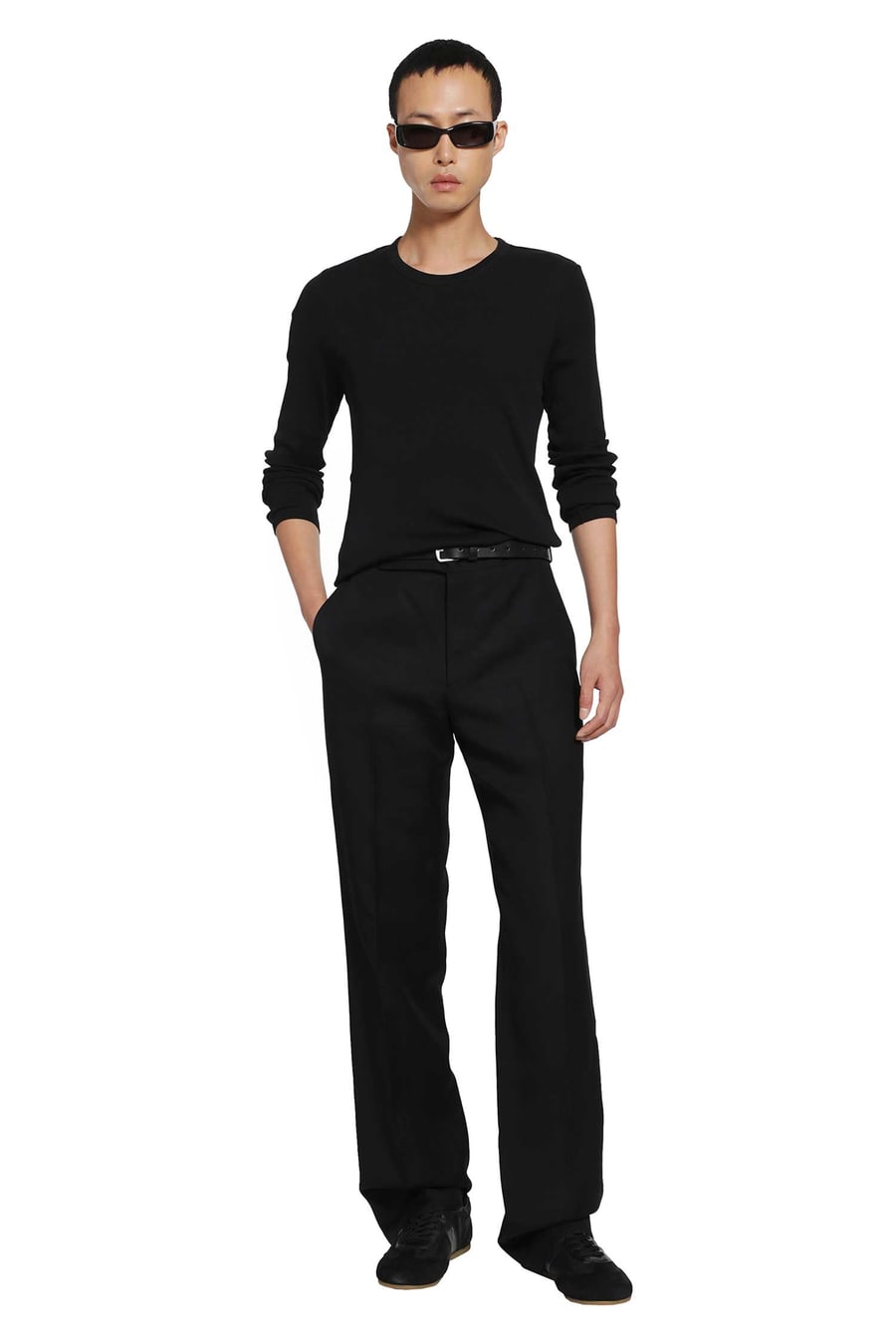 Lemaire Long Sleeve Ribbed Tee, view 6