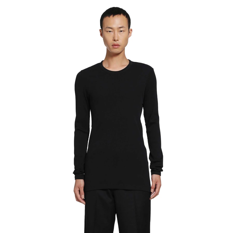 Lemaire Long Sleeve Ribbed Tee, view 7