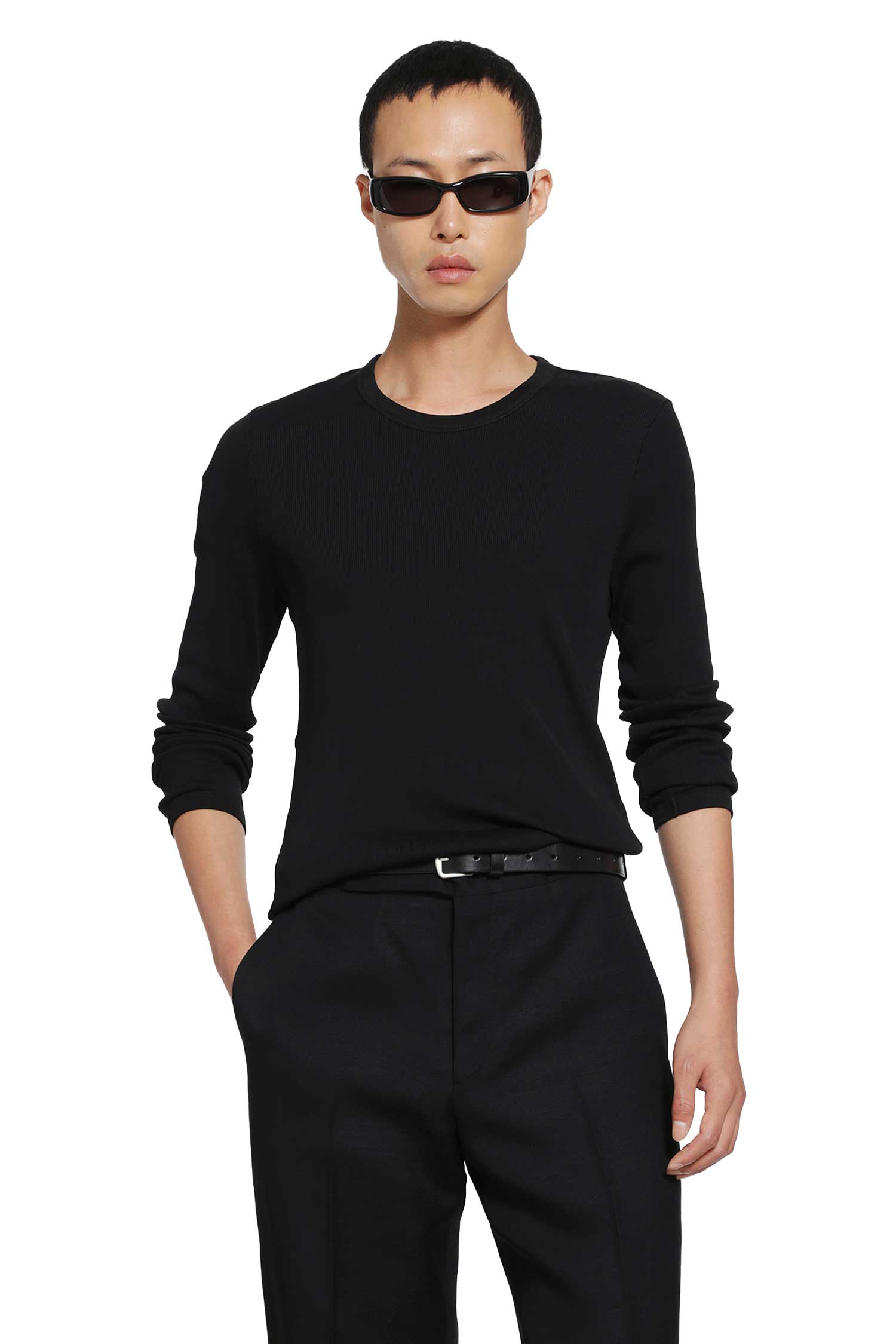 Lemaire Long Sleeve Ribbed Tee