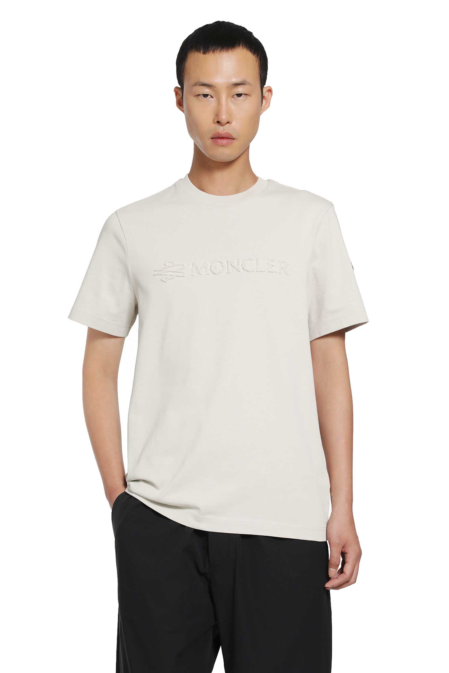 Moncler Terry Logo Cotton T-Shirt